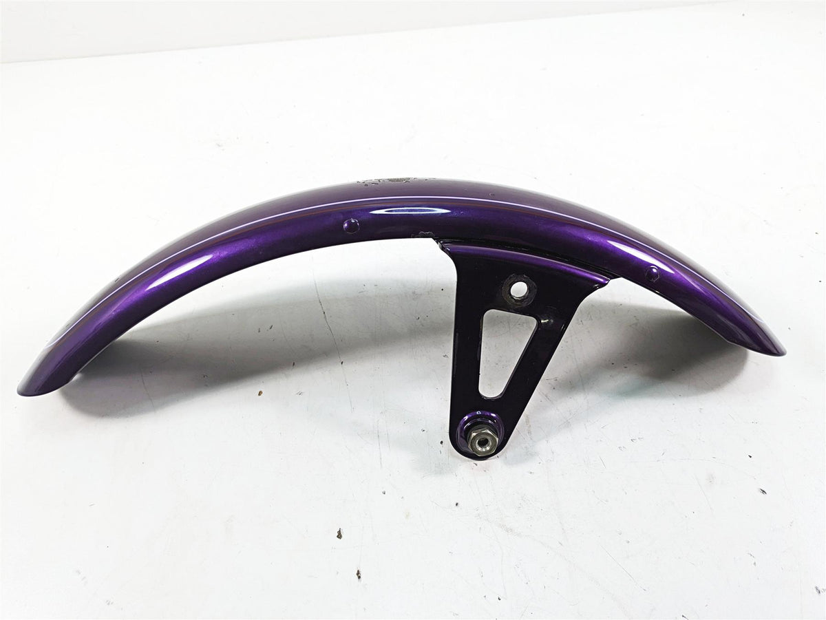 2000 Harley FXSTS Softail Springer Front Fender Concord Purple 59176-96A {{ shop.shopifyCountryName }} - Mototech271