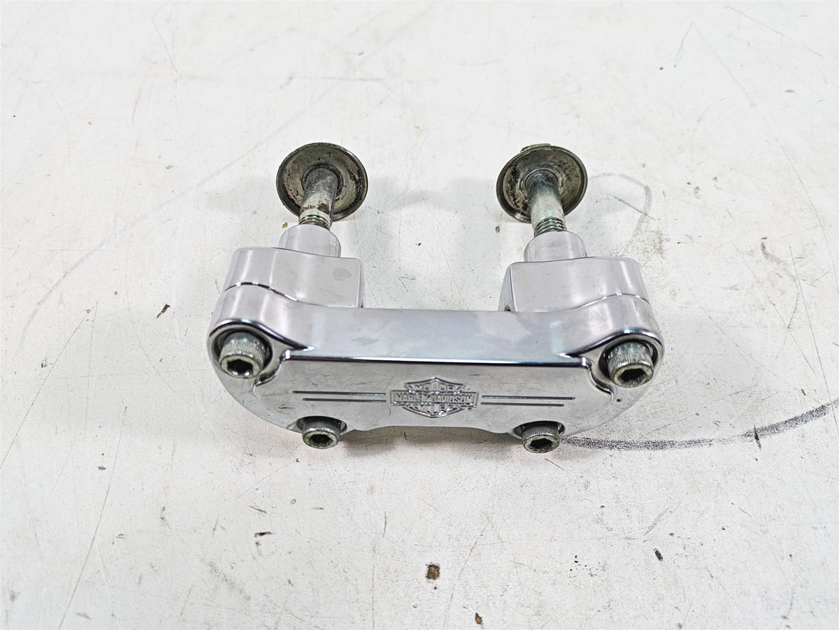 2006 Harley FLSTI Softail Heritage Handlebar Riser Holder Set 56567-86B {{ shop.shopifyCountryName }} - Mototech271