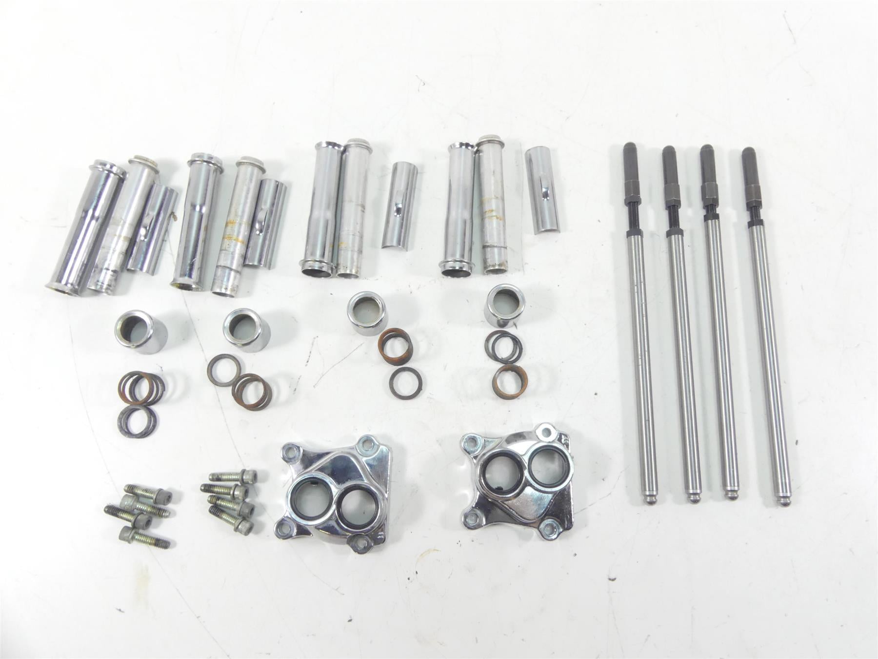 2002 Harley Touring FLHRCI Road King S&S Adjustable Pushrod & Covers Set 93-5095 | Mototech271