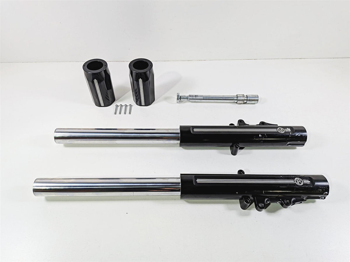 2017 Harley Touring FLHXS Street Glide Performance Machine Front Fork & Cover Set {{ shop.shopifyCountryName }} - Mototech271