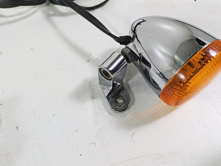 2012 Harley FLD Dyna Switchback Chrome Front Turn Signal Blinker Set 68972-00 {{ shop.shopifyCountryName }} - Mototech271