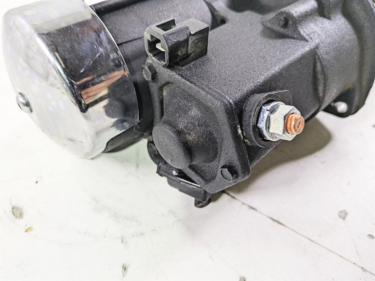 2004 Harley Softail FLSTF Fat Boy Engine Starter Motor + Cover 31612-09 {{ shop.shopifyCountryName }} - Mototech271