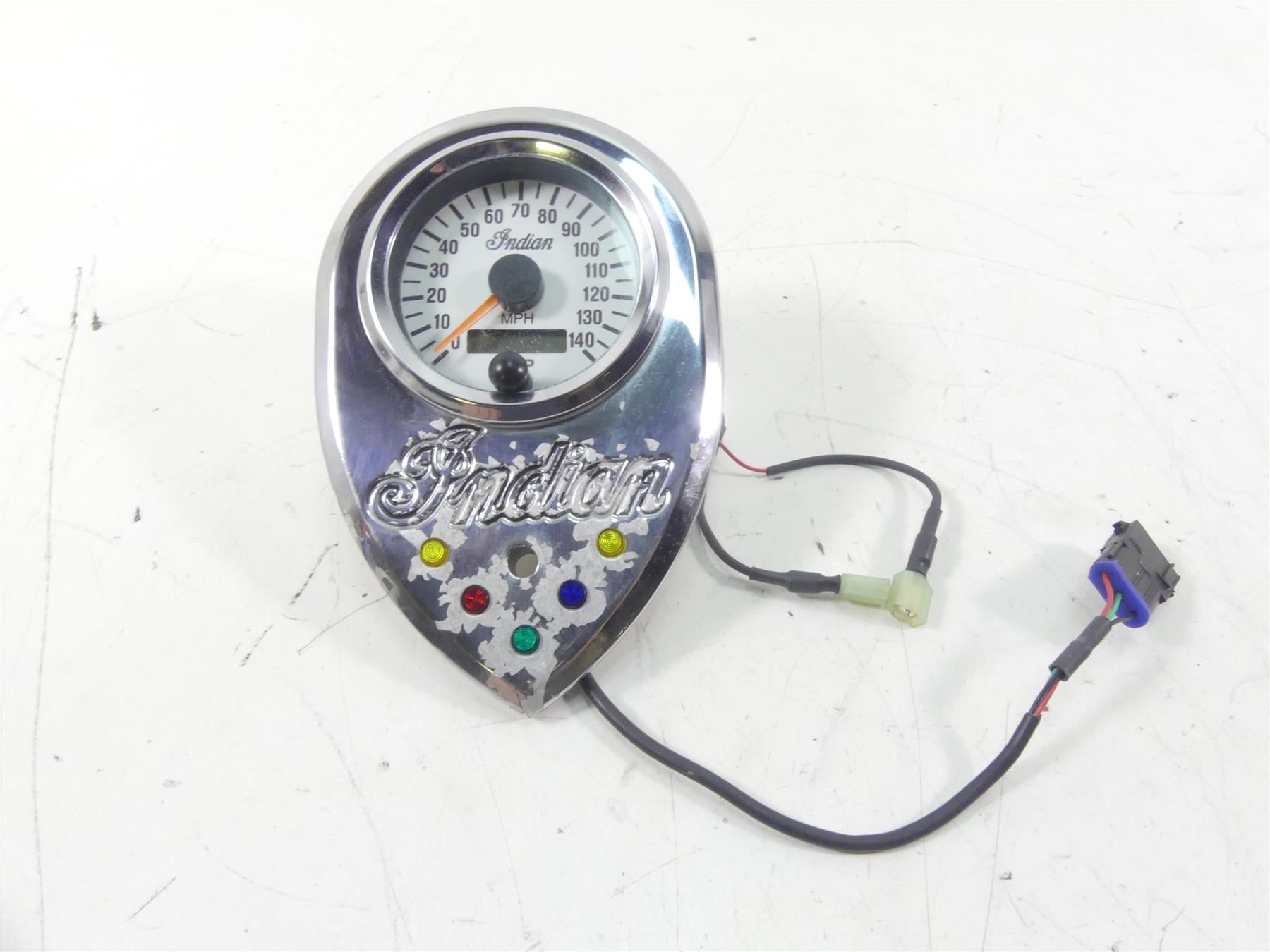 2001 Indian Centennial Scout Speedometer 3K Gauge Instrument Lights 56-101