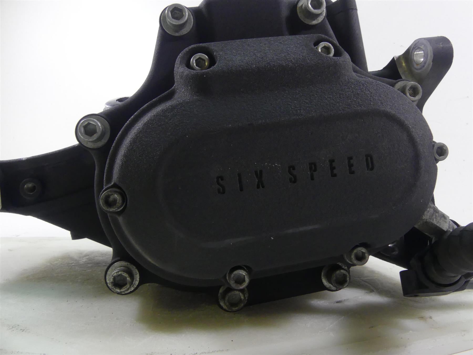 2008 Harley Softail FXSTB Night Train 6 Speed Transmission Gear Box 34799-07 {{ shop.shopifyCountryName }} - Mototech271