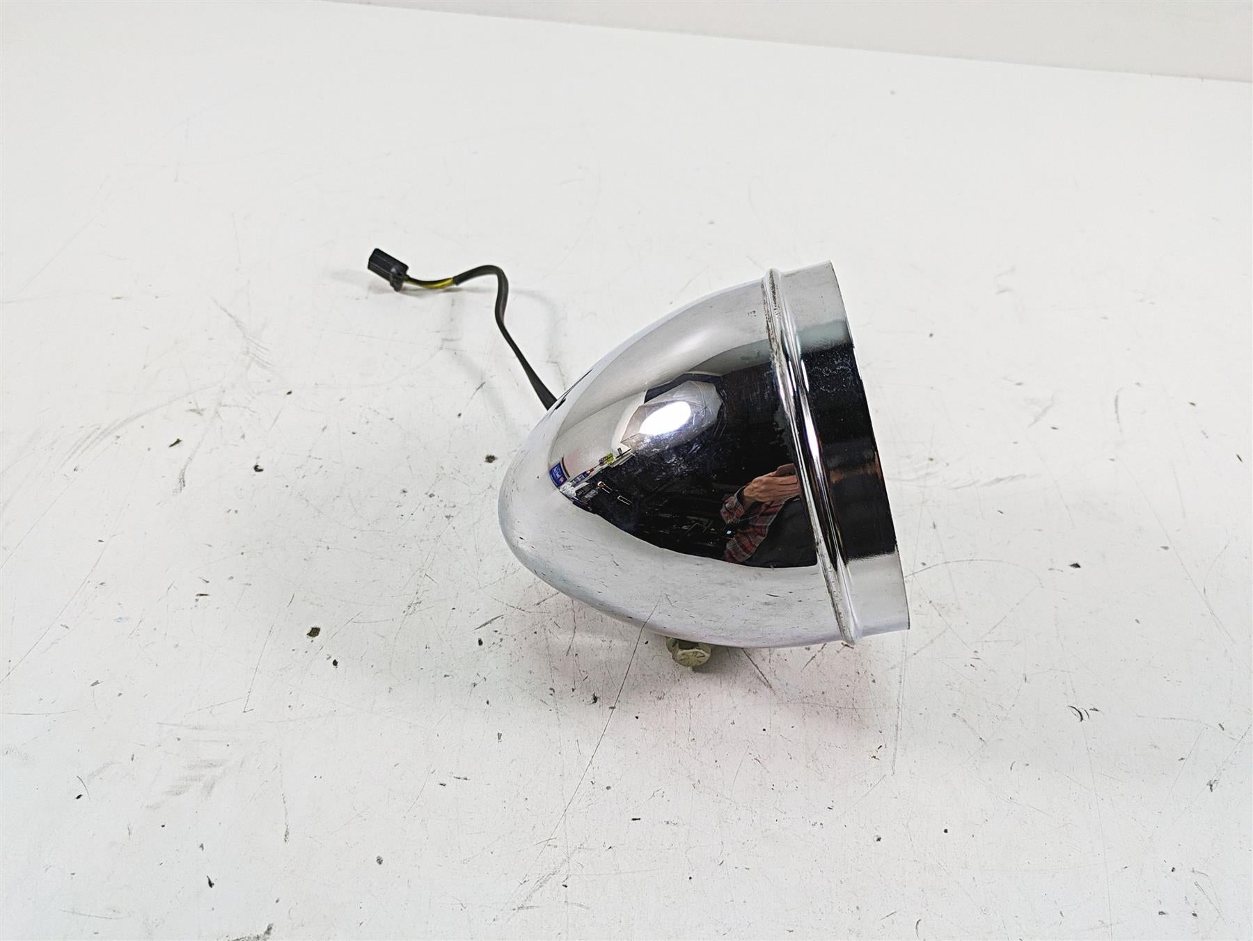 2009 Harley FXCWC Softail Rocker C Headlight Bucket Shell & Mount 69785-08 {{ shop.shopifyCountryName }} - Mototech271