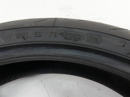 Used Front Motorcycle Tire Pirelli Diablo Rosso 3 III 120/70-17 DOT1719 2807800 {{ shop.shopifyCountryName }} - Mototech271