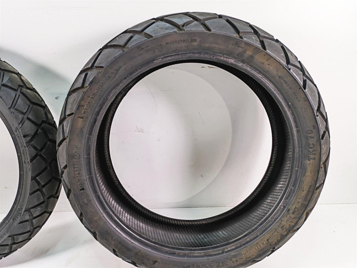 Used Front Rear Motorcycle Tire Set Continental TKC 70 120/70R17 180/55R17 -Read {{ shop.shopifyCountryName }} - Mototech271