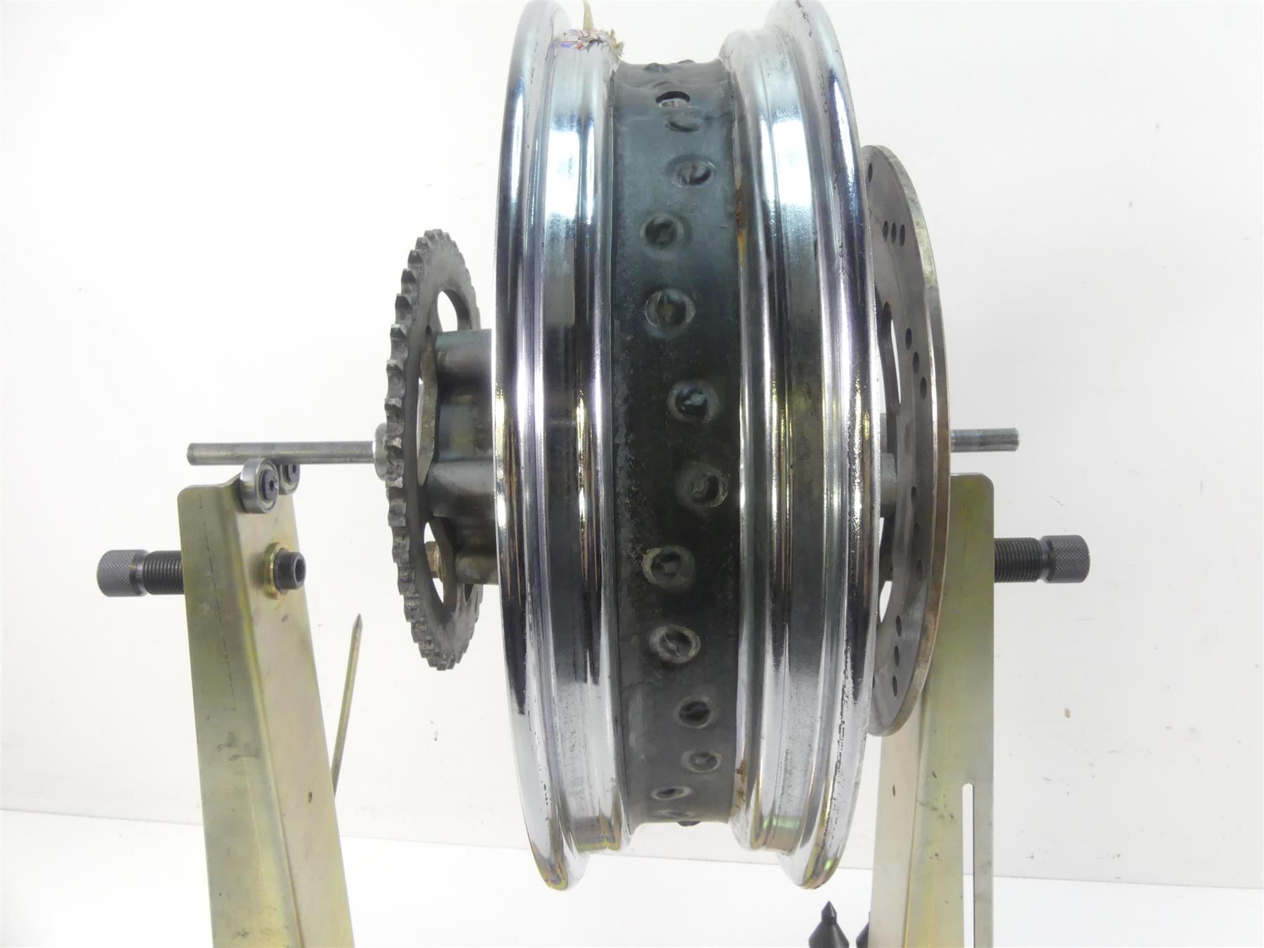 2002 Triumph Bonneville America Rear 15x3.5 Wheel Rim T2015207 {{ shop.shopifyCountryName }} - Mototech271