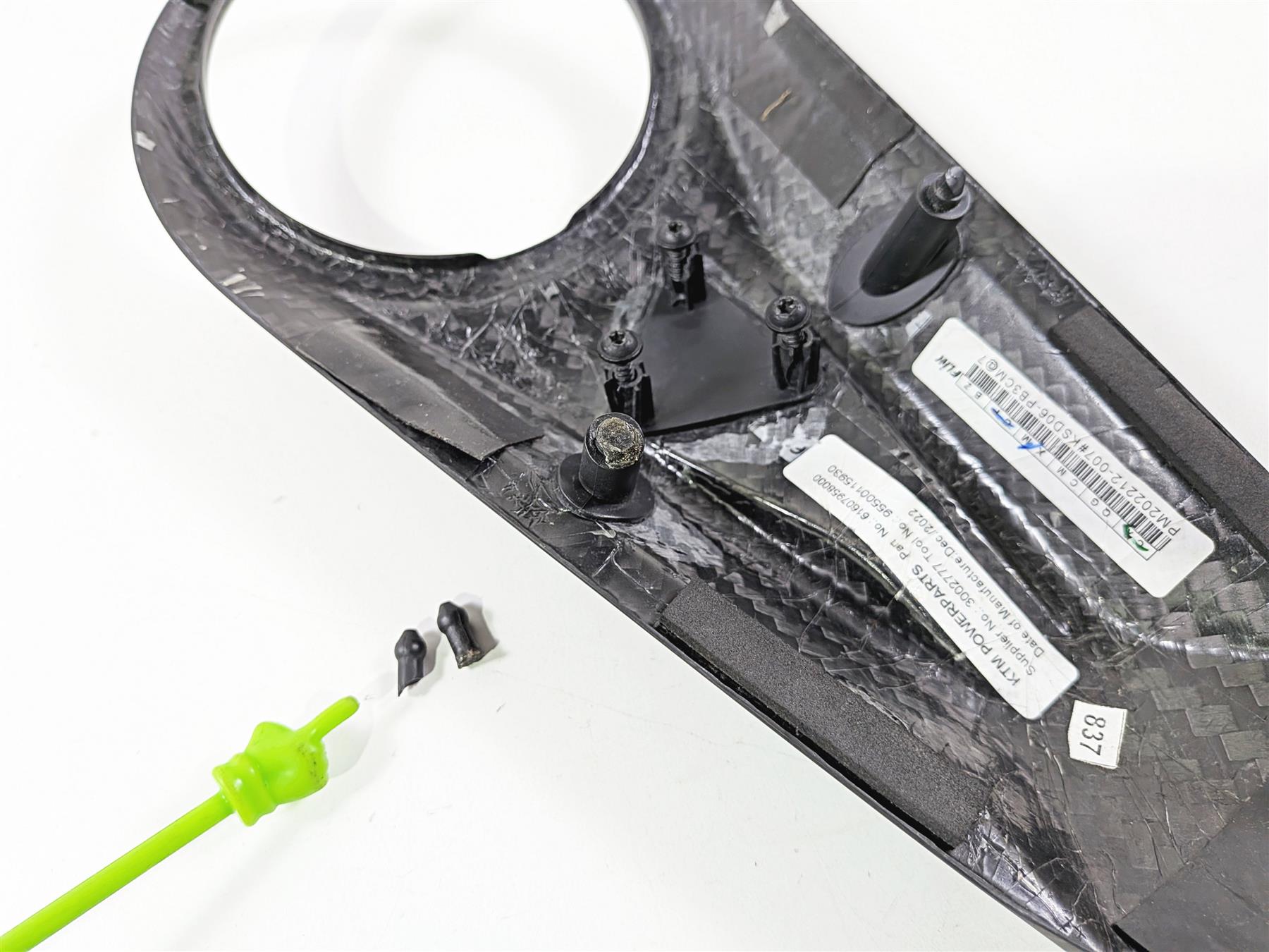 2018 KTM 1290 Super Duke R Carbon Fiber Gas Fuel Tank Cover -Read 61607958000-Mototech271