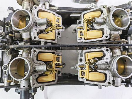 2008 Yamaha XVZ1300 Royal Star Carburetor Carb Set -Tested 4XY-14904-91-00 {{ shop.shopifyCountryName }} - Mototech271