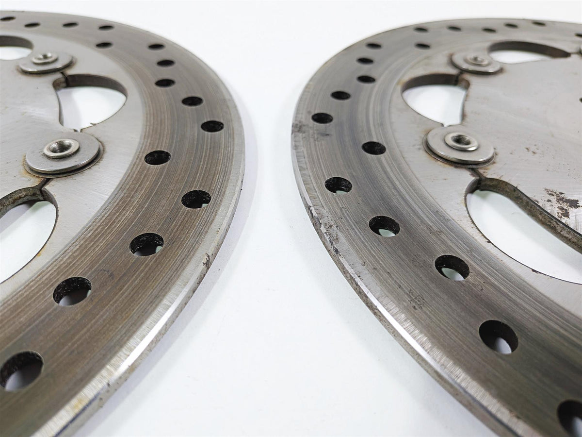 2011 Harley FXDF Dyna Fat Bob Front Brake Rotor Disc Set 4.9mm 42040-06 {{ shop.shopifyCountryName }} - Mototech271