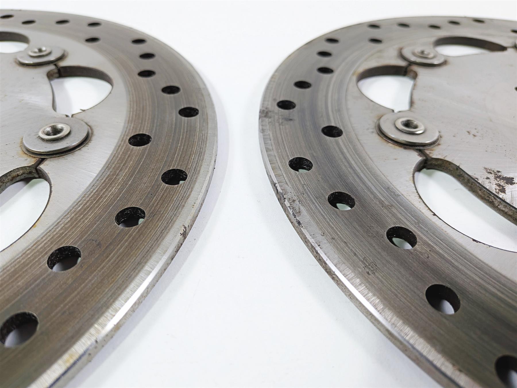 2011 Harley FXDF Dyna Fat Bob Front Brake Rotor Disc Set 4.9mm 42040-06 {{ shop.shopifyCountryName }} - Mototech271