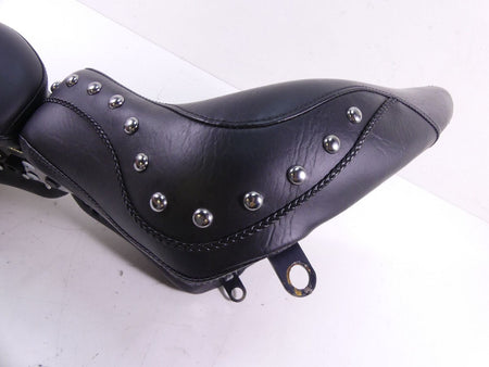 2001 Harley Softail FLSTC Heritage Mustang Studded Seat Saddle Set 79258 {{ shop.shopifyCountryName }} - Mototech271