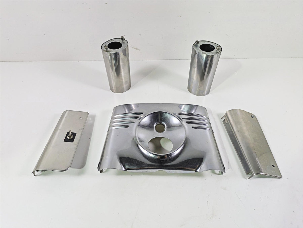 2017 Harley Softail Heritage Classic FLSTC Headlight & Fork Tube Covers 67830-09 {{ shop.shopifyCountryName }} - Mototech271
