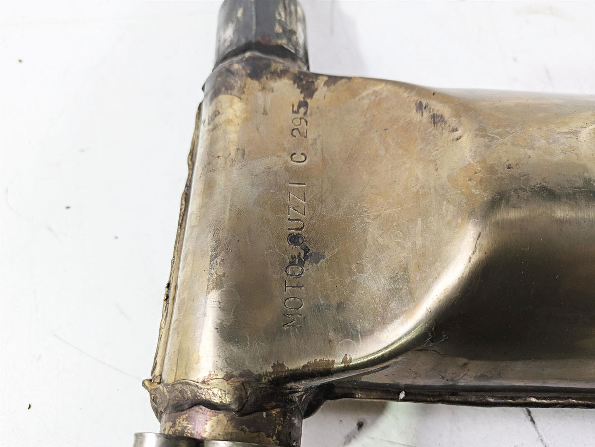 1998 Moto Guzzi California 1100 EV Exhaust Center Header Chamber GU03123900 {{ shop.shopifyCountryName }} - Mototech271
