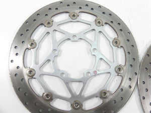 2017 Triumph Thruxton 1200R Front Brembo Brake Rotor Disc Set T2022080