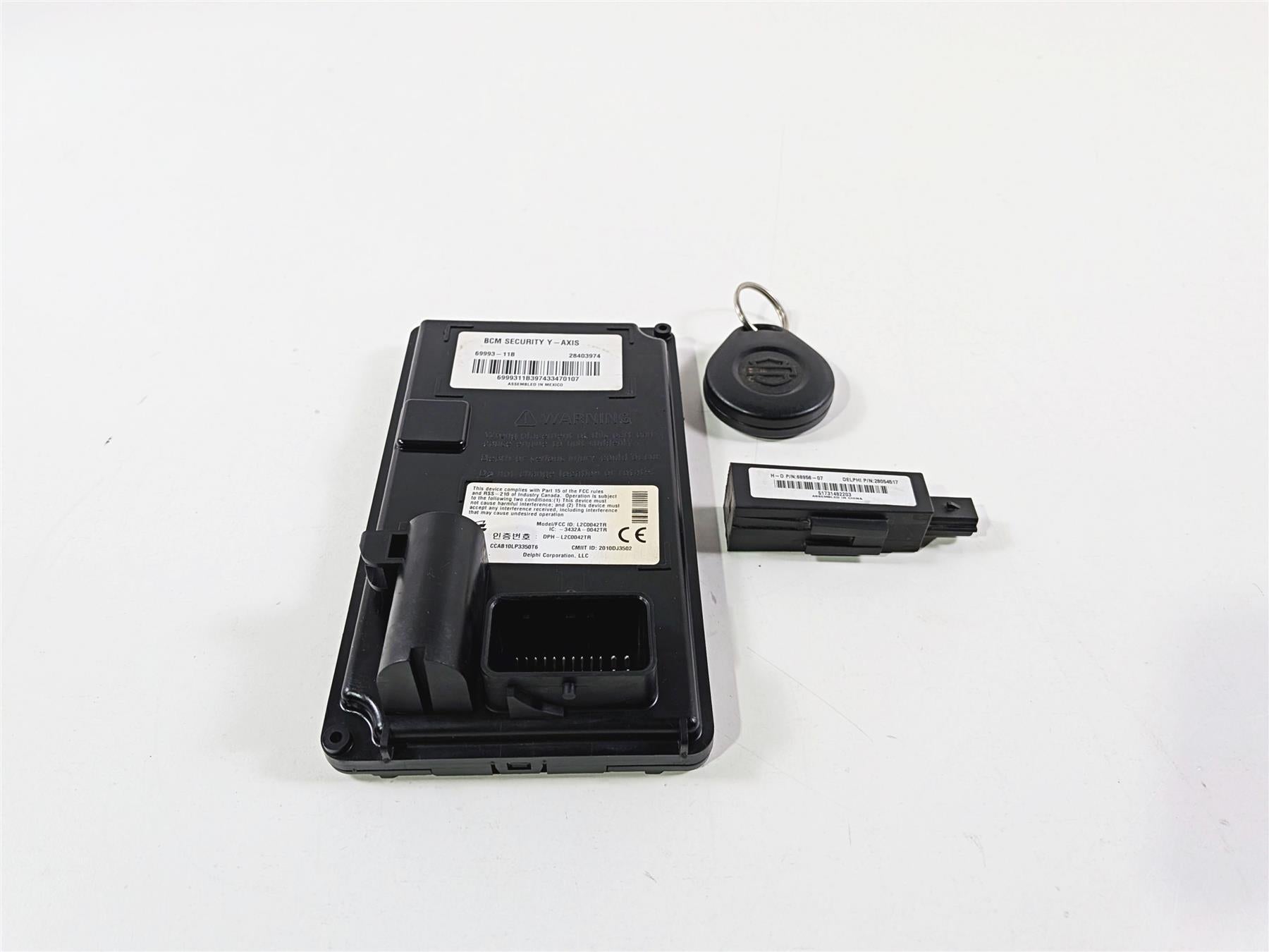 2014 Harley FXSB Softail Breakout Bcm Security Y-Axis Module & Fob Set 69993-11B-Mototech271