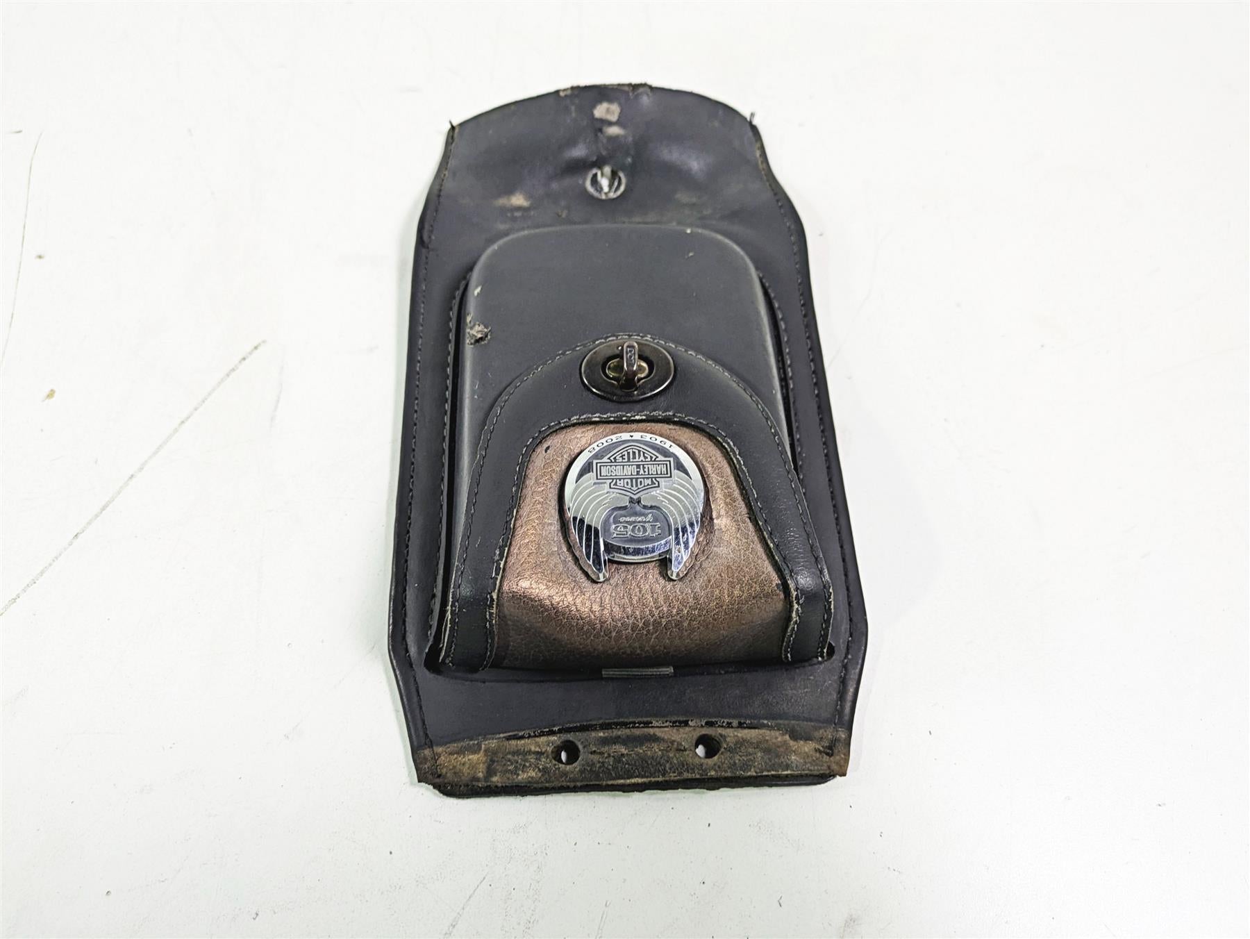 2008 Harley FLSTC 105TH Softail Heritage Fuel Gas Tank Center Bag 91135-09 {{ shop.shopifyCountryName }} - Mototech271
