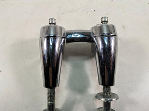 2012 Harley FLD Dyna Switchback Chrome Handlebar Riser Holder 55900004 | Mototech271
