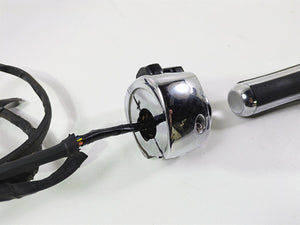 2004 Harley Softail FXSTDI Deuce Left Right Chrome Hand Control Switch 71682-06