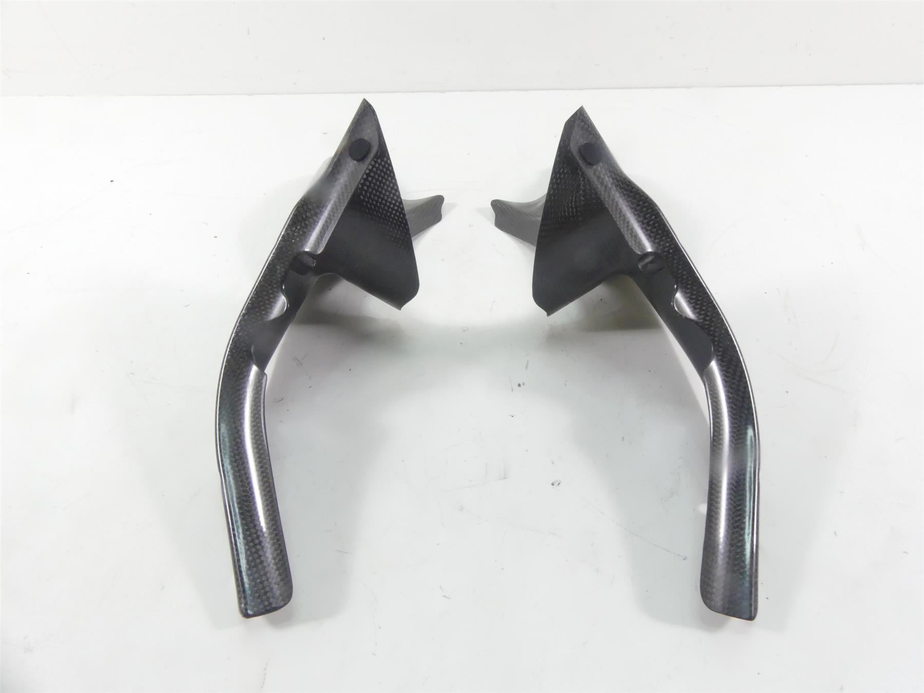 2008 Ducati 1098 S Shift-Tech Carbon Fiber Upper Inner Air Inlet Duct Covers {{ shop.shopifyCountryName }} - Mototech271