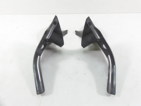 2008 Ducati 1098 S Shift-Tech Carbon Fiber Upper Inner Air Inlet Duct Covers {{ shop.shopifyCountryName }} - Mototech271