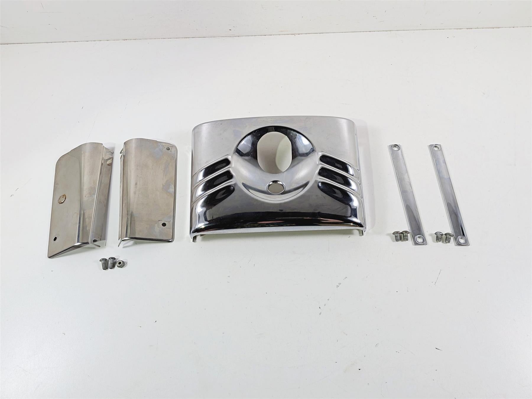 2012 Harley Softail FLSTF Fat Boy Headlight Panel Cover Set 67982-07 {{ shop.shopifyCountryName }} - Mototech271