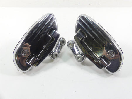2009 Harley FLHTCU SE4 CVO E-Glide Rear Chrome Passenger Floorboard Set 50700-04 {{ shop.shopifyCountryName }} - Mototech271