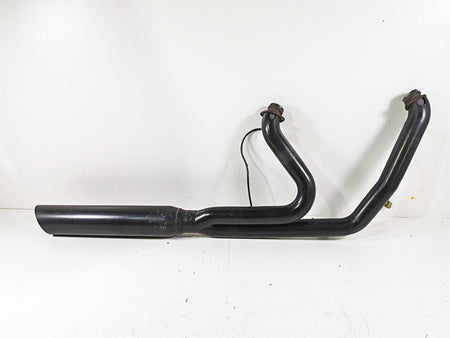 2012 Harley FLD Dyna Switchback Full Aftermarket 2 into 1 Exhaust System {{ shop.shopifyCountryName }} - Mototech271