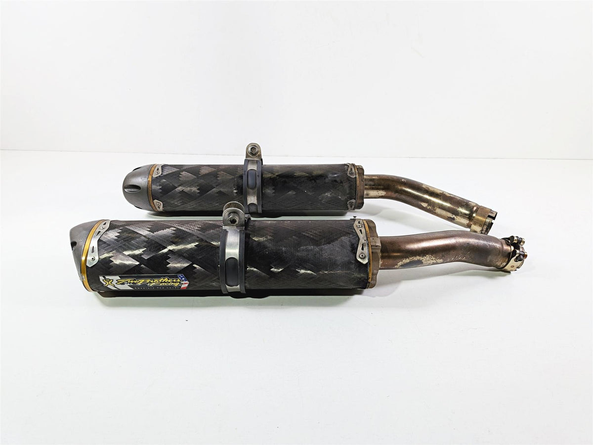 2008 Yamaha YZF R1 RN19 TBR Two Brothers Racing Exhaust Pipe Muffler Set {{ shop.shopifyCountryName }} - Mototech271