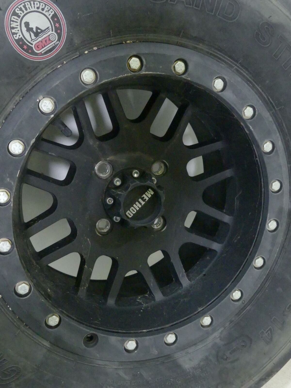 2017 Yamaha YXZ1000R EPS SS GMZ Sand Stripper Tire & Method Rim Set SS281214F {{ shop.shopifyCountryName }} - Mototech271