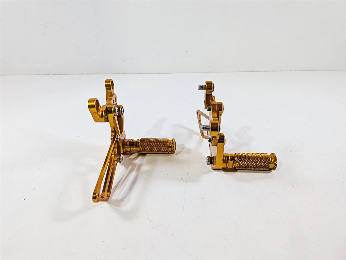 2007 Mv Agusta F4 1000R 312 Golden Aftermarket Foot Peg Rearset-Mototech271