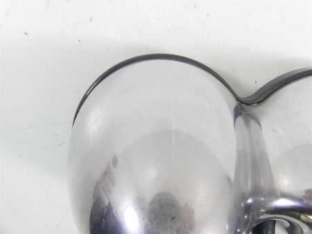 2014 Harley FXDF Dyna Fat Bob Dual Chrome Headlight Head Light Lamp 67700167 {{ shop.shopifyCountryName }} - Mototech271