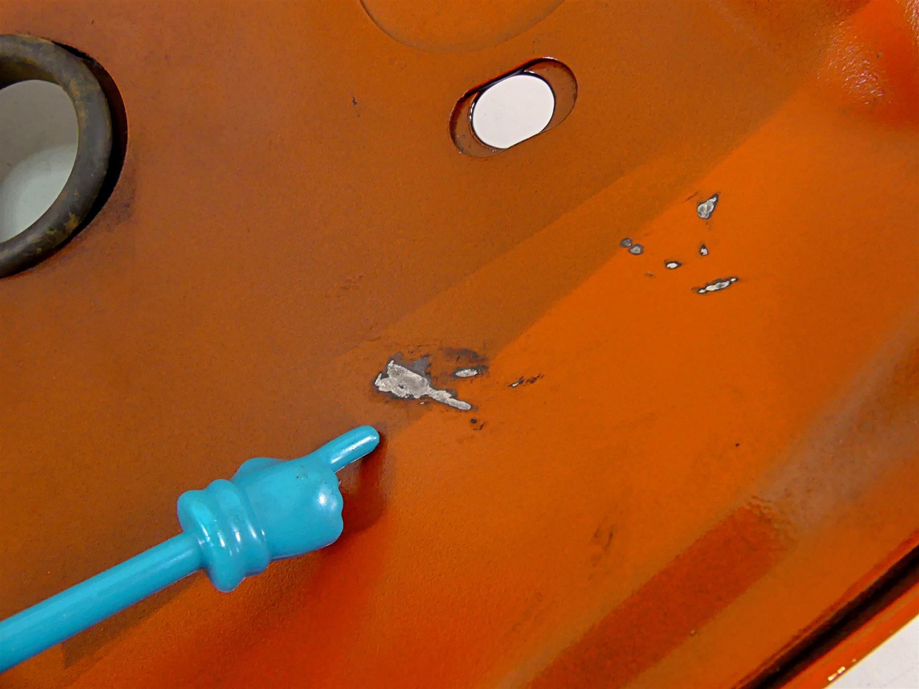 2005 Harley VRSCSE CVO V-Rod Upper Tank Airbox Cover Fairing Orange 66097-05 {{ shop.shopifyCountryName }} - Mototech271