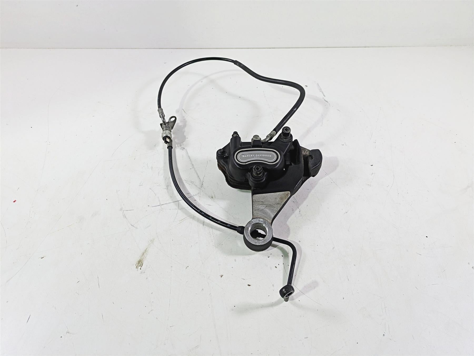 2008 Harley FLSTSB Cross Bones Rear Brake Caliper & Bracket 40908-08 | Mototech271