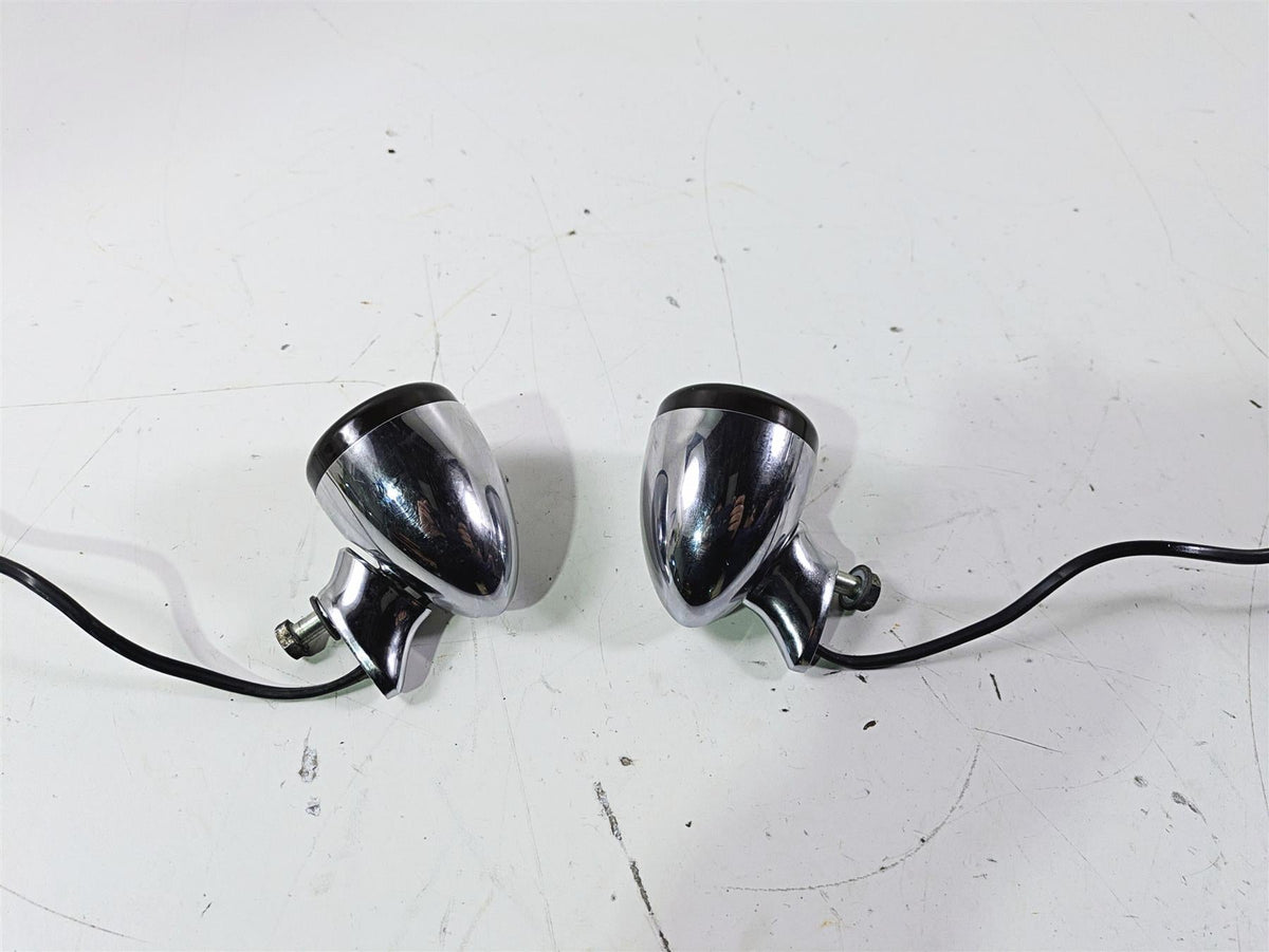 2007 Harley FXDWG Dyna Wide Glide Rear Smoked Led Blinkers Turn Signals 68977-00 {{ shop.shopifyCountryName }} - Mototech271