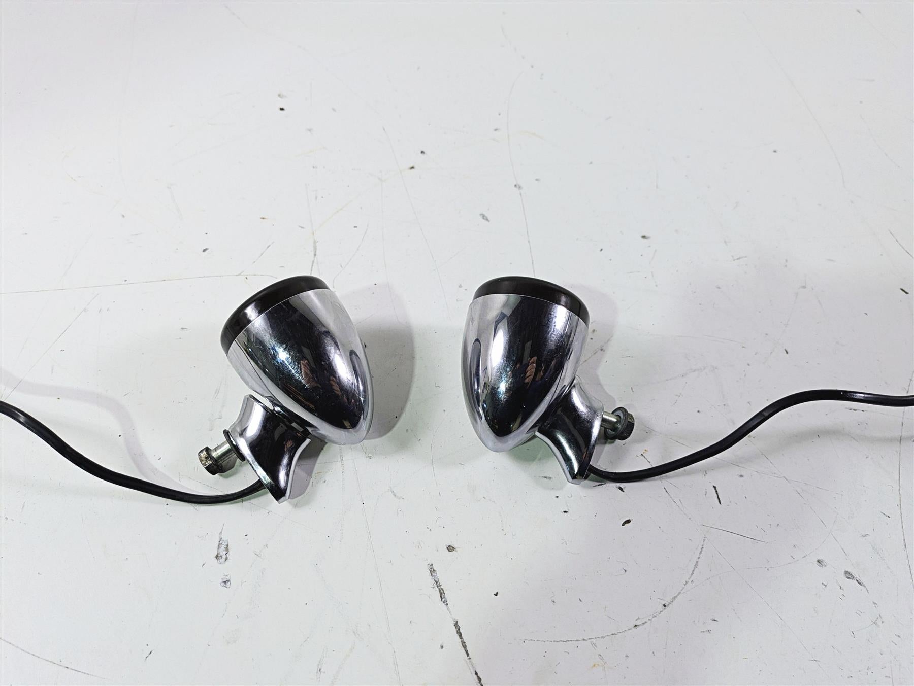 2007 Harley FXDWG Dyna Wide Glide Rear Smoked Led Blinkers Turn Signals 68977-00 {{ shop.shopifyCountryName }} - Mototech271