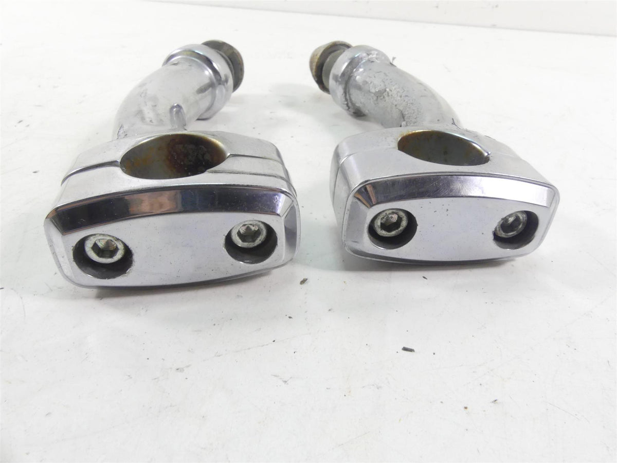 2002 Harley Softail FXSTDI Deuce Handlebar Handle Bar Riser Holder Set 56135-00A {{ shop.shopifyCountryName }} - Mototech271