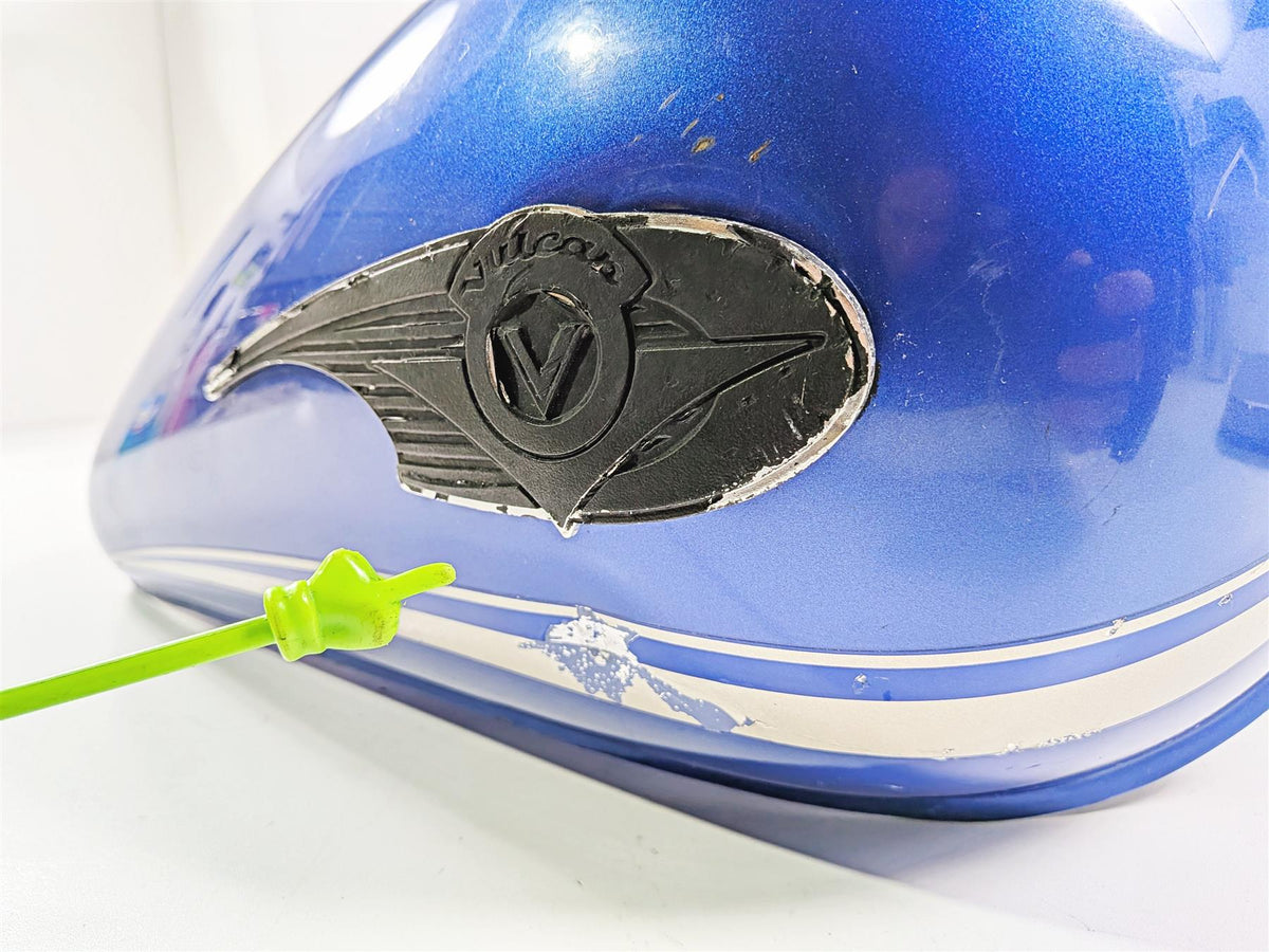 2005 Kawasaki EN500 Vulcan Blue Fuel Gas Petrol Tank - Clean Inside 51083-5314 {{ shop.shopifyCountryName }} - Mototech271