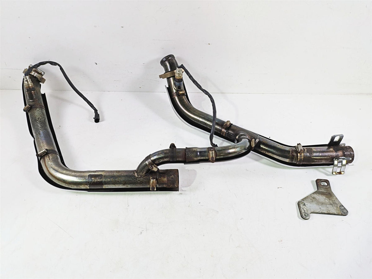 2008 Harley FXDL Dyna Low Rider 105TH Stock Exhaust Header Manifold Set 65631-06 {{ shop.shopifyCountryName }} - Mototech271