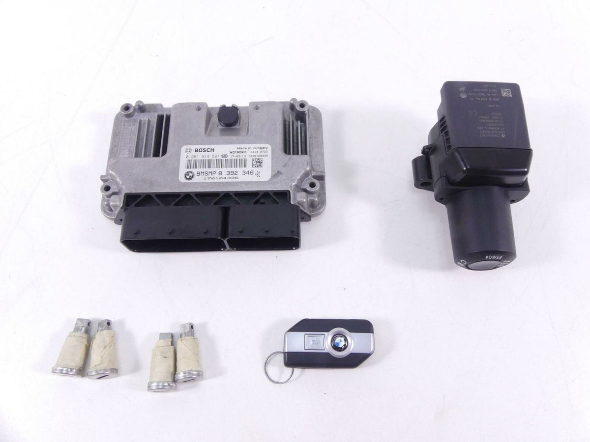 2017 BMW R1200 RT RTW K52 Cdi Ecm Hand Free Key Ignition Switch Set 8392346 {{ shop.shopifyCountryName }} - Mototech271