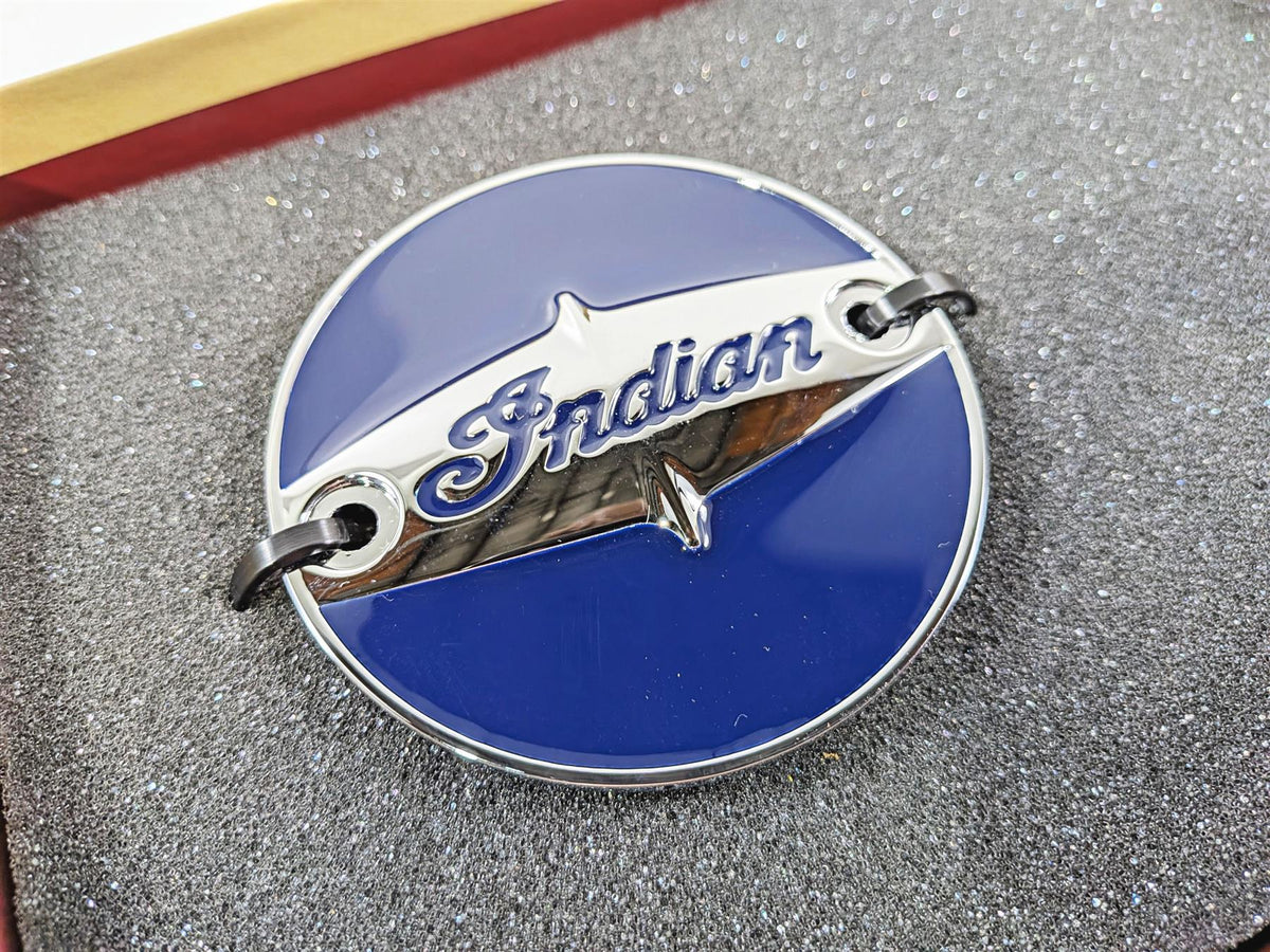 2015 Indian Chieftain Pinacle Cam Cover Springfield Blue + Original Box 2879564-Mototech271