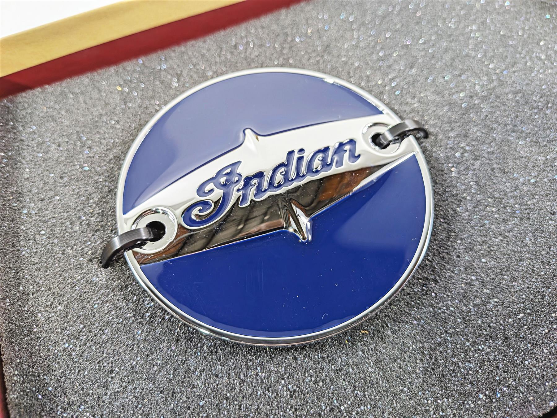 2015 Indian Chieftain Pinacle Cam Cover Springfield Blue + Original Box 2879564-Mototech271