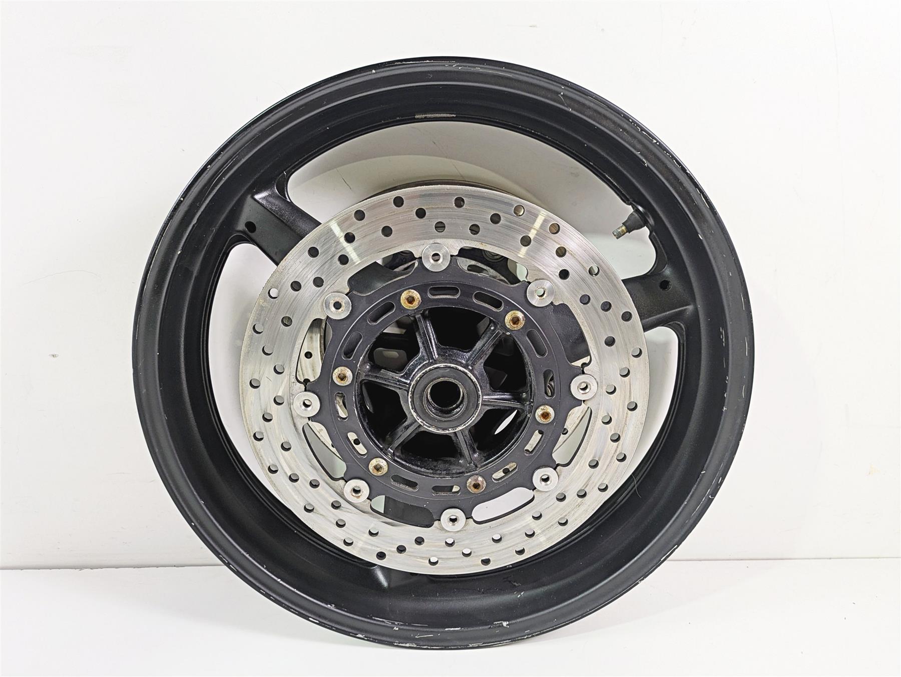 2002 Yamaha YZFR1 R1 Straight 17x3.5 Front Wheel Rim 5PW-25168-00-33 {{ shop.shopifyCountryName }} - Mototech271