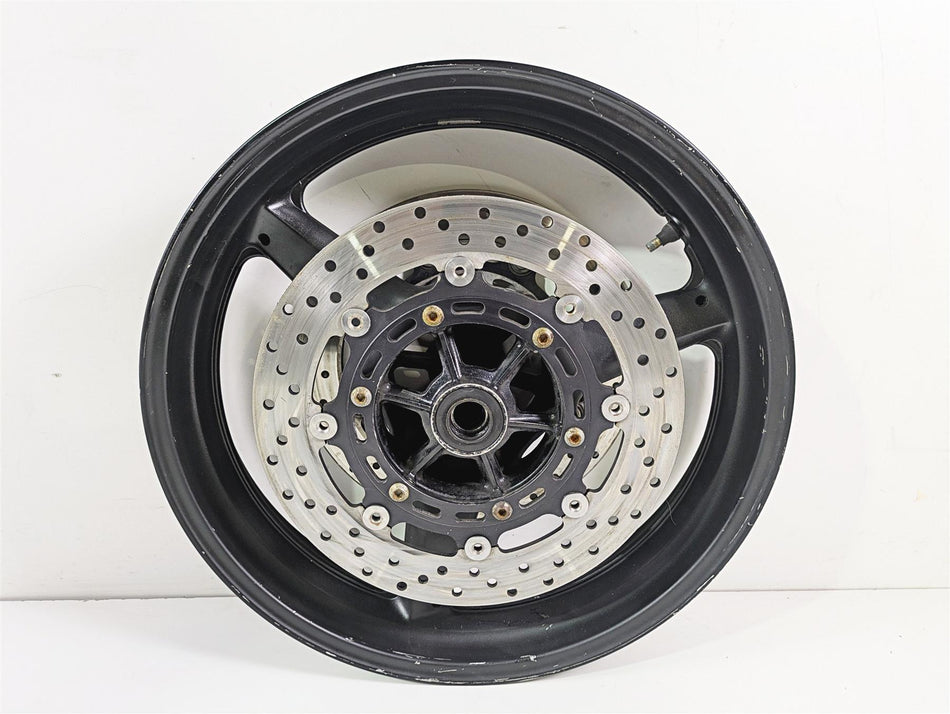 2002 Yamaha YZFR1 R1 Straight 17x3.5 Front Wheel Rim 5PW-25168-00-33 {{ shop.shopifyCountryName }} - Mototech271