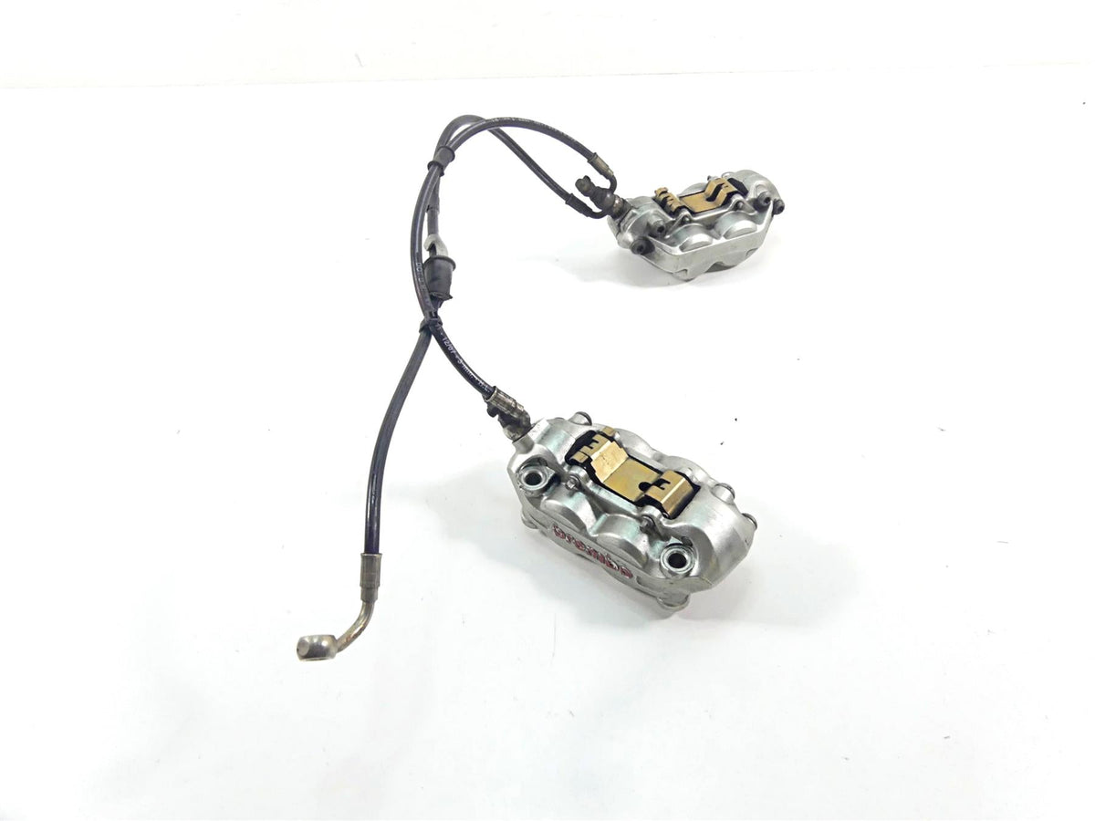 2008 Ducati 848 SBK Brembo Front Brake Caliper 100mm Set 61040991A 61041001A {{ shop.shopifyCountryName }} - Mototech271