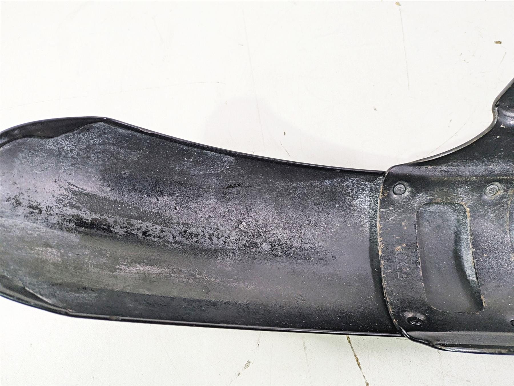 2009 Harley FXCWC Softail Rocker Straight Front Fender Vivid Black 60158-08 {{ shop.shopifyCountryName }} - Mototech271