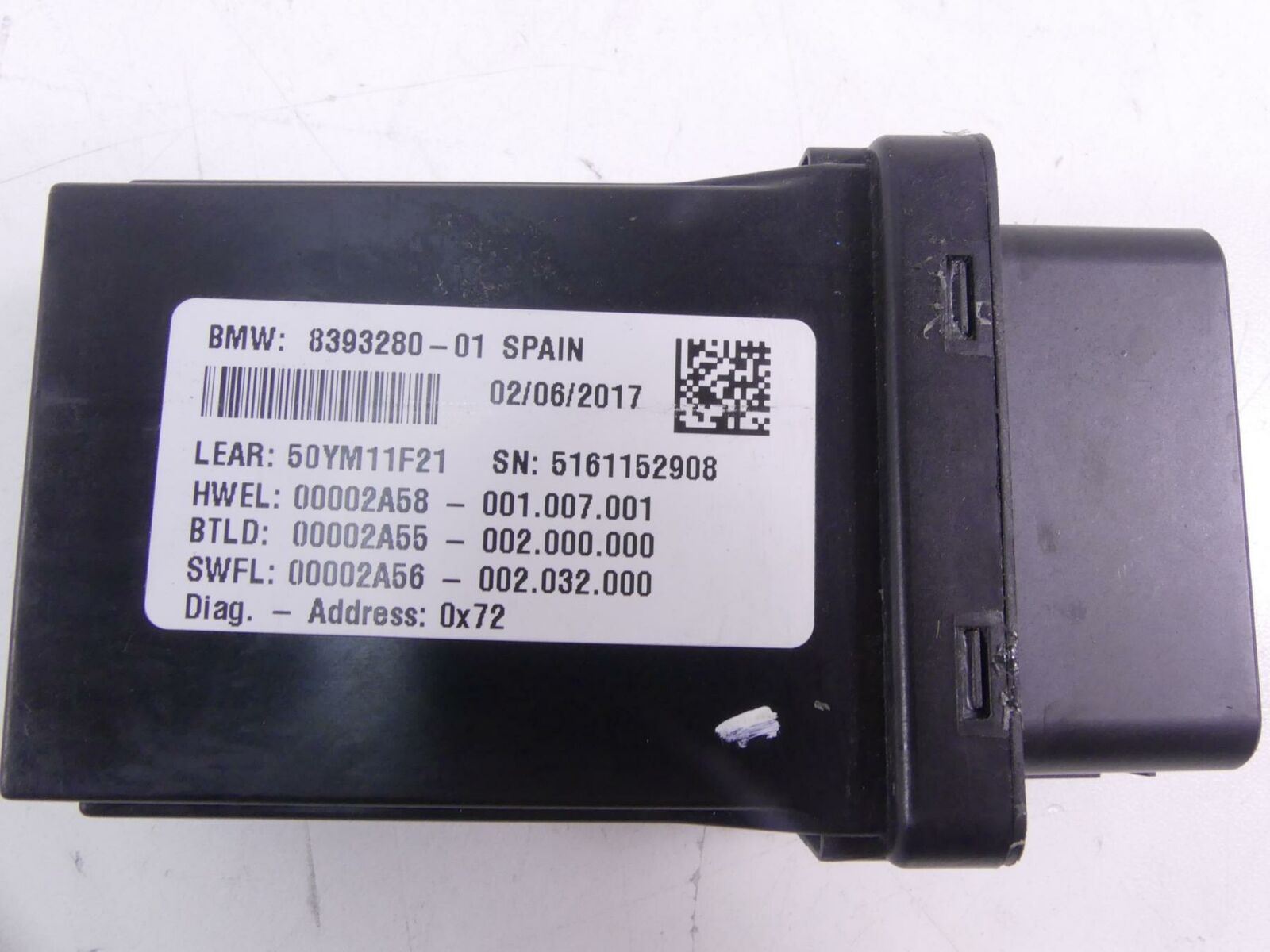 2017 BMW R1200RT RTW K52 General Control Module Light 8393280 {{ shop.shopifyCountryName }} - Mototech271