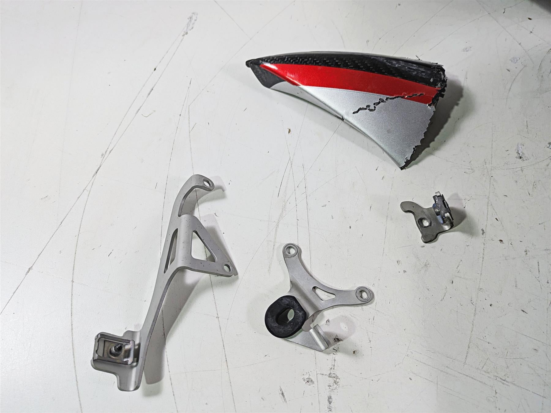 2020 Triumph Daytona 765 Moto2 Left Side Carbon Cover Fairing -Broken T2309797 {{ shop.shopifyCountryName }} - Mototech271