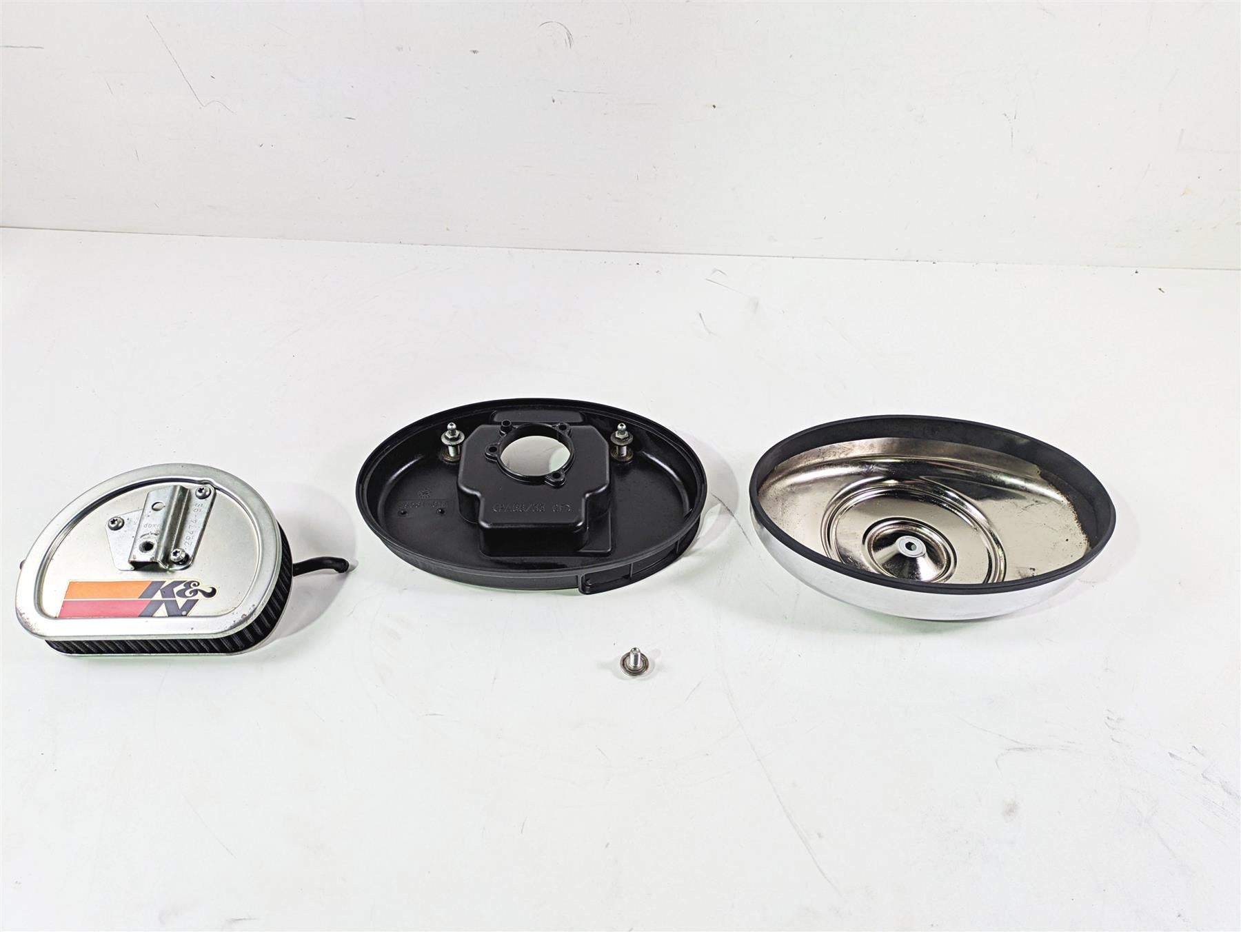 2004 Harley Softail FXSTDI Deuce Air Cleaner Breather Filter 29581-01B 29121-01 {{ shop.shopifyCountryName }} - Mototech271